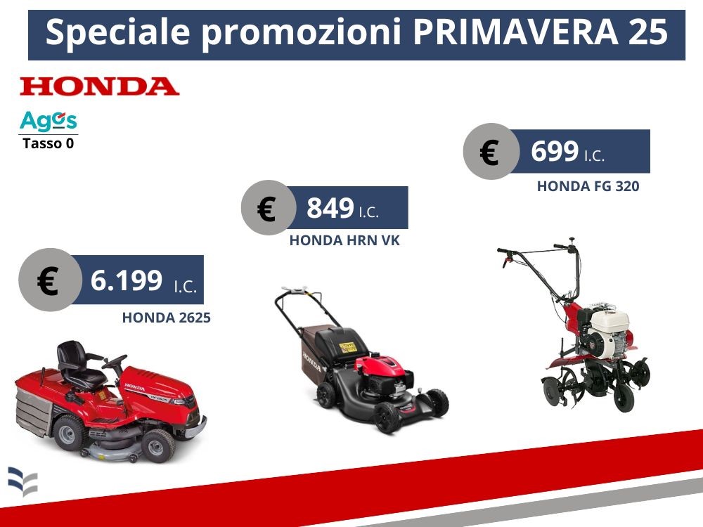 Prodotti Honda in promozione